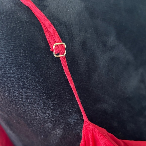 Madewell Gathered V-Neck Midi Dress - Picture 11 of 12